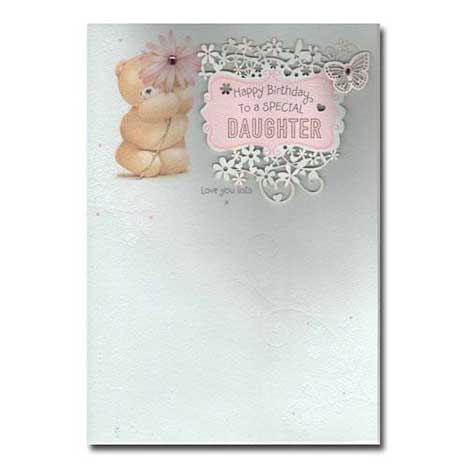 Special Daughter Birthday Forever Friends Card